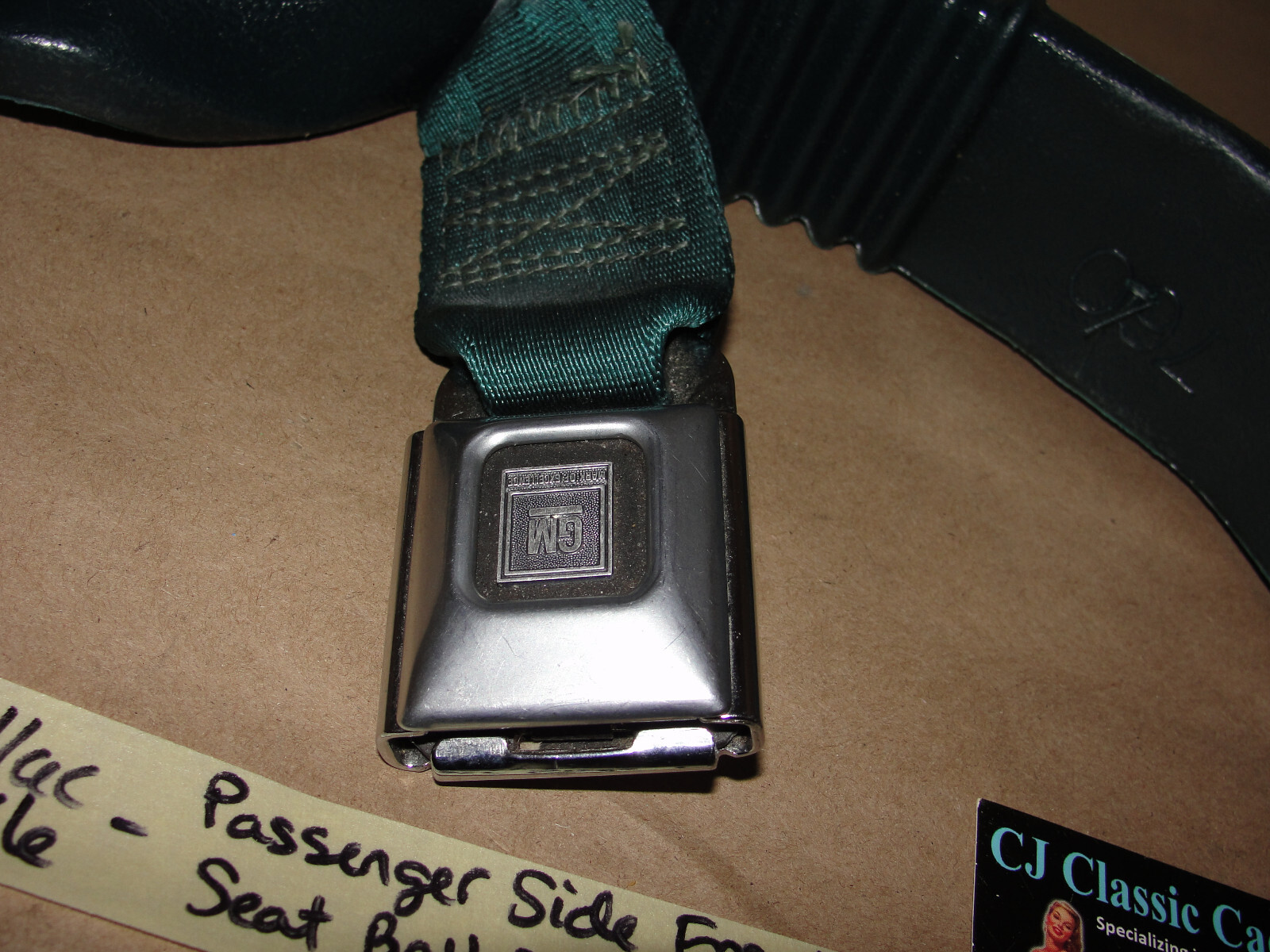OEM 1971 1972 1973 1974 1975 1976 Cadillac Deville Calais Fleetwood 1971 1972 1973 1974 1975 1976 1977 1978 Eldorado RIGHT PASSENGER SIDE FRONT SEAT BELT DOUBLE BUCKLE RECEIVER - Image 4