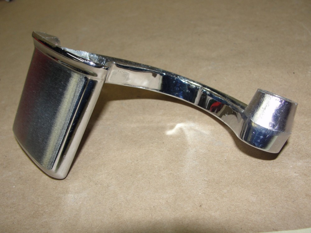 OEM 1966 Cadillac Fleetwood Calais Eldorado Deville RIGHT PASSENGER SIDE INTERIOR CHROME DOOR HANDLE #4537107 - Image 4