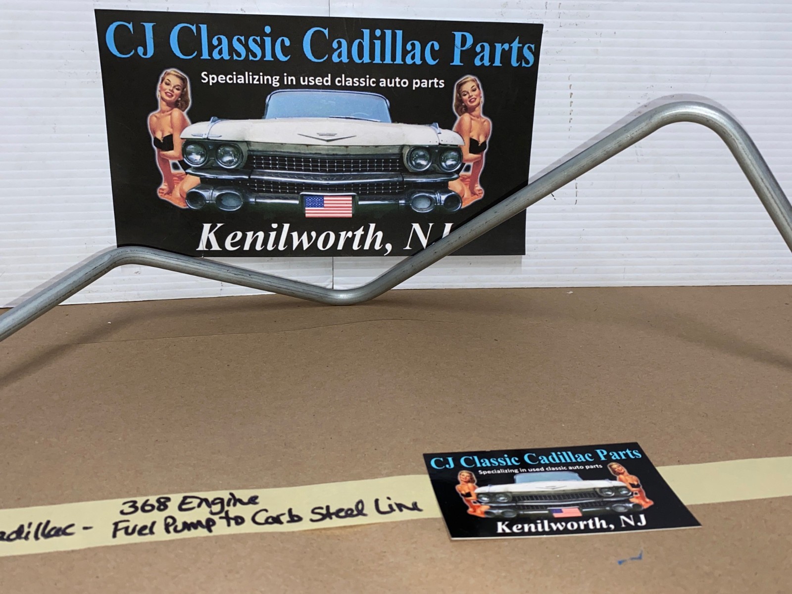 NEW 1980-1981 CADILLAC DEVILLE FLEETWOOD RWD 368 ENGINE FUEL PUMP TO CARBURETOR STEEL LINE 3/8" - Image 4