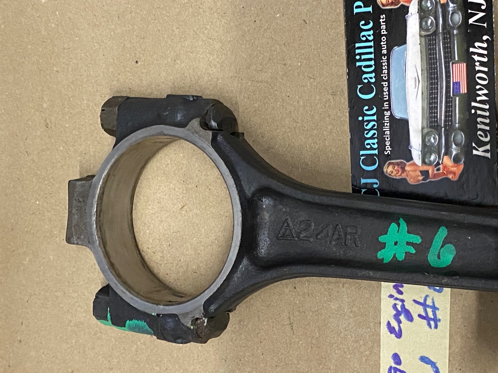 OEM 1959 1960 1961 1962 1963 Cadillac Deville Eldorado Fleetwood 390 Engine CONNECTING ROD WITH PISTON #6 #3511503 - Image 5