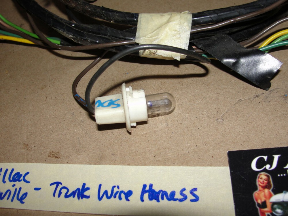 OEM 1971 1972 Cadillac Deville Eldorado Fleetwood TRUNK TAIL LIGHT GAS TANK WIRE HARNESS CONNECTORS - Image 4