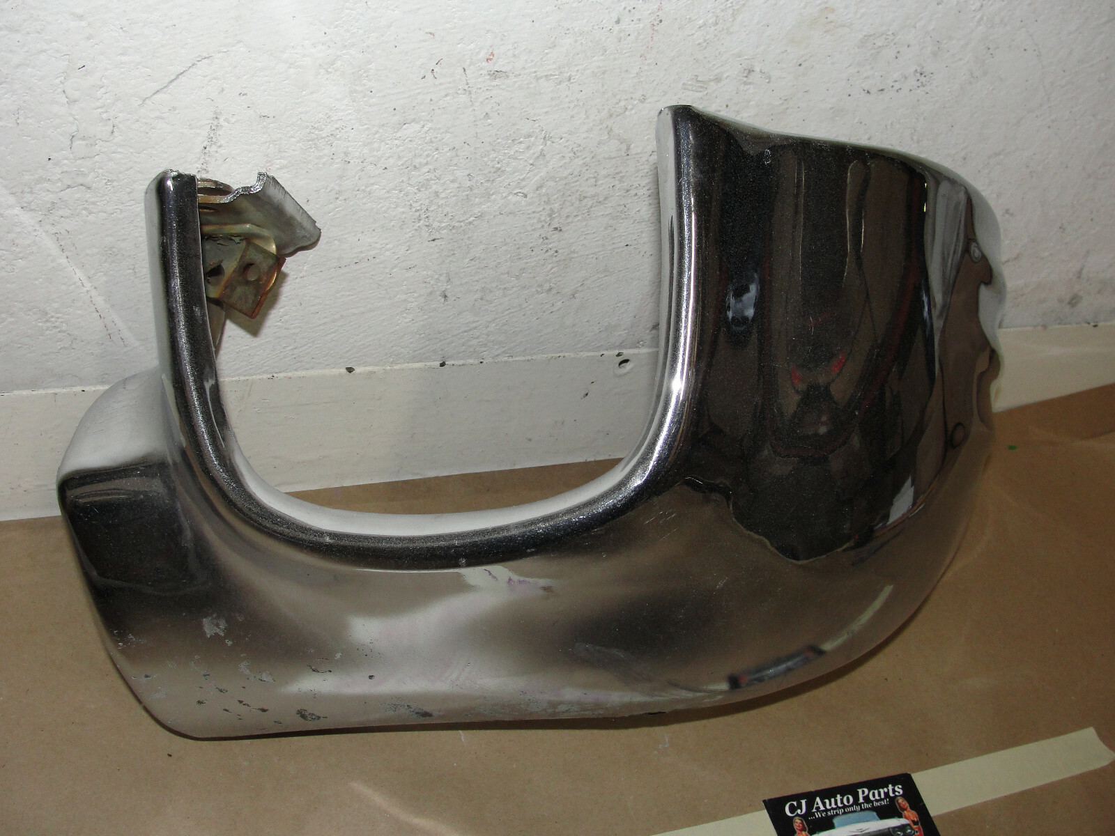 OEM 1958 Cadillac Deville Eldorado Fleetwood LEFT DRIVER SIDE FRONT BUMPER END LOWER #3511182 - Image 4