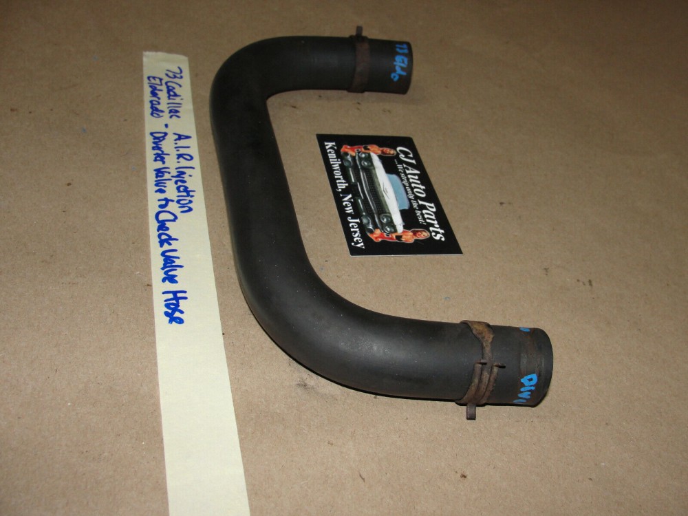 OEM 1973 1974 Cadillac Deville Calais Fleetwood Eldorado AIR SMOG PUMP DIVERTER VALVE TO CHECK VALVE ON ENGINE HOSE #1602277 - Image 4