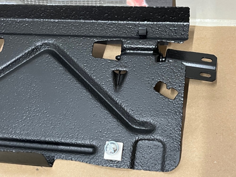 OEM 1963 1964 Cadillac Deville Eldorado Fleetwood REAR BUMPER LICENSE PLATE HOLDER FUEL FILLER DOOR #1480045 - Image 5