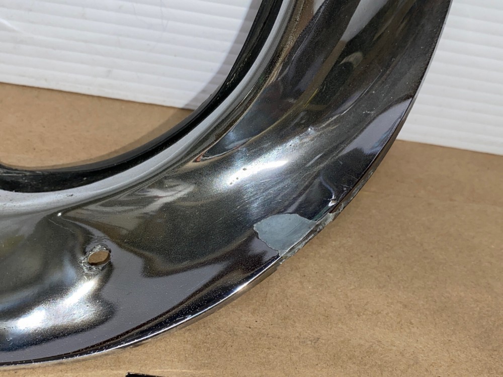 OEM 1957 Cadillac Eldorado Deville Fleetwood CHROME HEADLIGHT BEZEL TRIM #1466084/#3511047 - Image 5