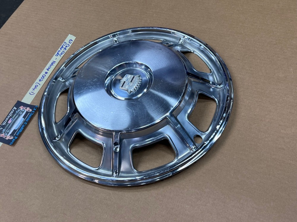 OEM 1967 1968 Cadillac Eldorado HUBCAP HUB CAP WHEEL COVER #002 - Image 5