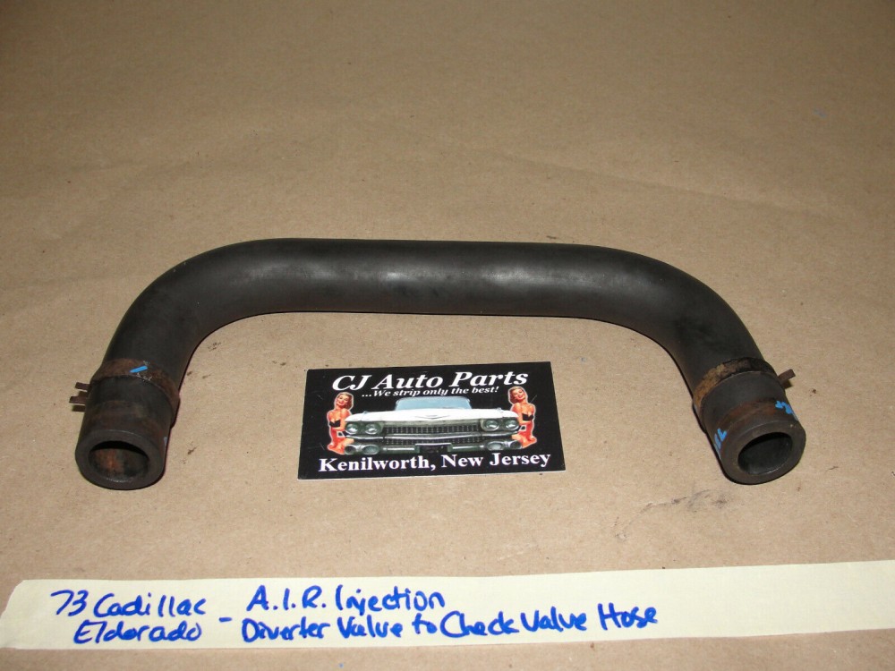 OEM 1973 1974 Cadillac Deville Calais Fleetwood Eldorado AIR SMOG PUMP DIVERTER VALVE TO CHECK VALVE ON ENGINE HOSE #1602277 - Image 5