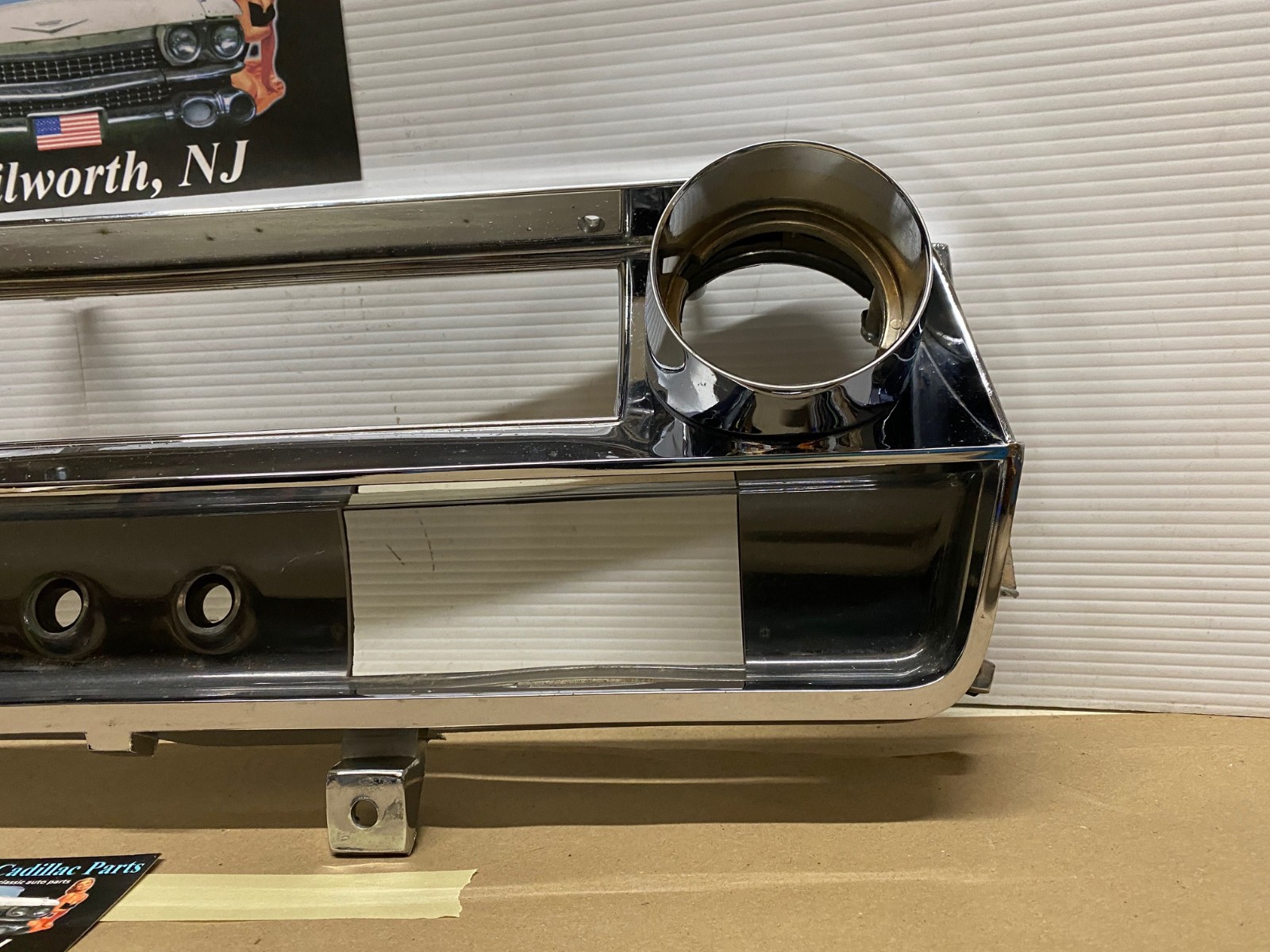 OEM 1963 1964 Cadillac Deville Eldorado Fleetwood CHROME DASH SPEEDOMETER INSTRUMENT CLUSTER BEZEL TRIM #1480814/#1479554 - Image 17