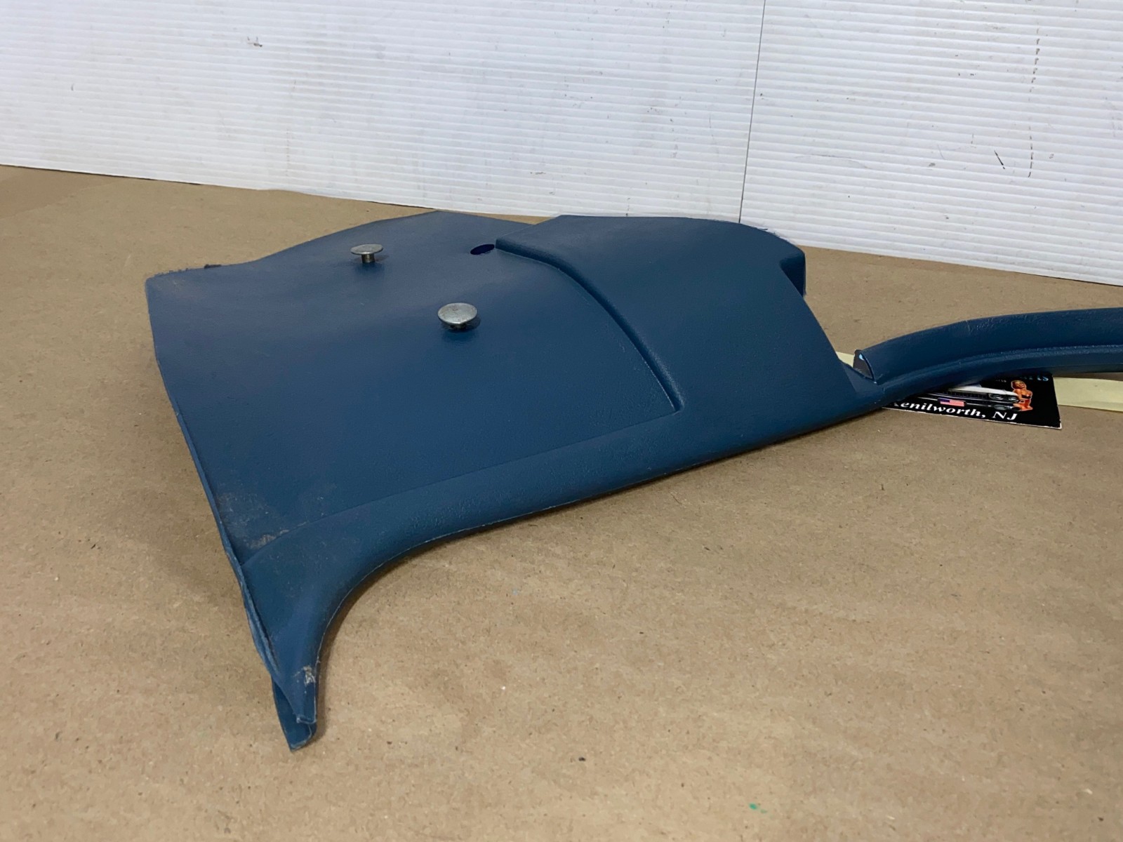 OEM 1971 1972 1973 1974 1975 1976 Cadillac Deville Eldorado Fleetwood Calais RIGHT PASSENGER SIDE LOWER KICK PANEL TRIM - BLUE - Image 11