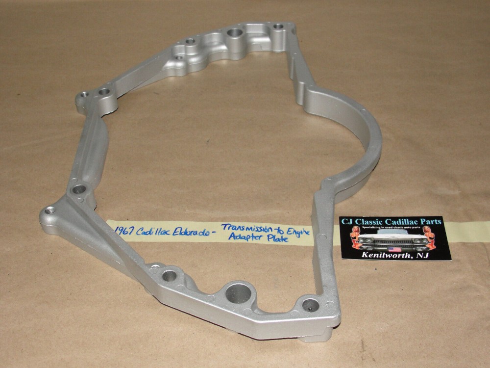 OEM 1967 Cadillac Eldorado 429 ENGINE TO THM425 TRANSMISSION ADAPTER SPACER PLATE #1485913 - Image 5
