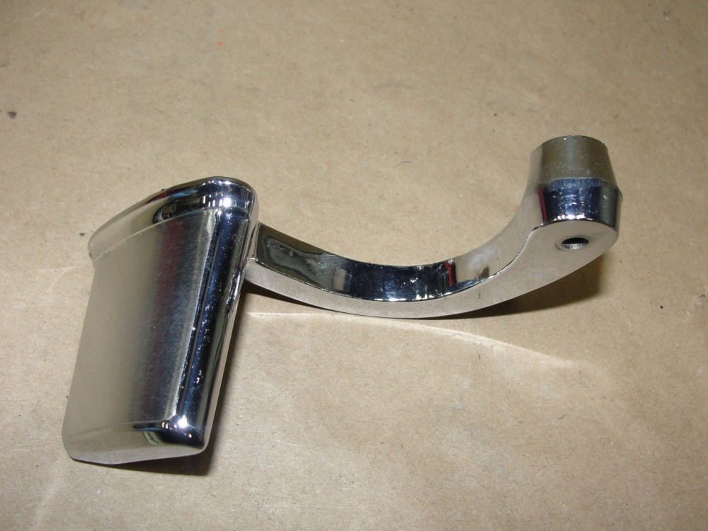OEM 1966 Cadillac Fleetwood Calais Eldorado Deville RIGHT PASSENGER SIDE INTERIOR CHROME DOOR HANDLE #4537107 - Image 5
