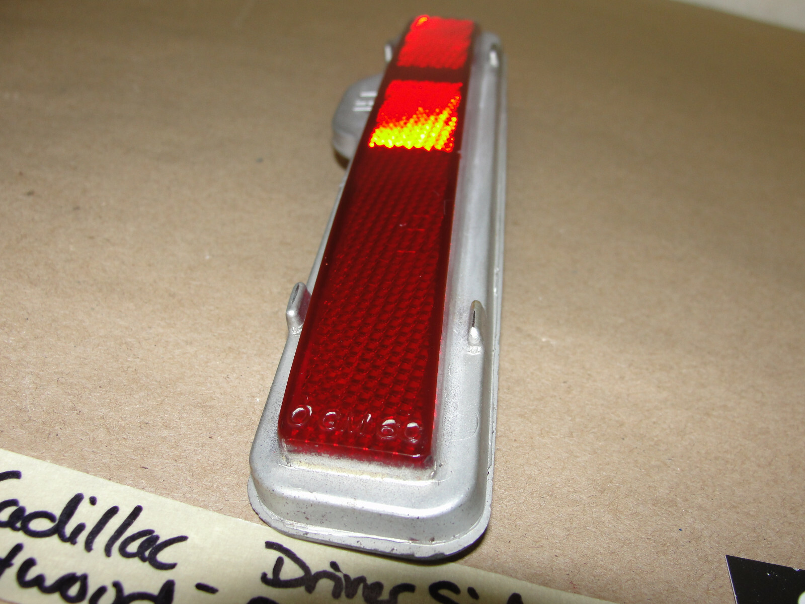 OEM 1980 1981 1982 1983 1984 1985 1986 1987 1988 1989 Cadillac Deville Fleetwood Brougham RWD LEFT DRIVER SIDE REAR BUMPER END MARKER PARK LIGHT #5973559 - Image 5