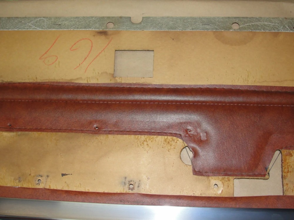 OEM 1965 1966 Cadillac Fleetwood Brougham Sedan Deville LEFT REAR DOOR PANEL & TRIM MOLDING - Image 5