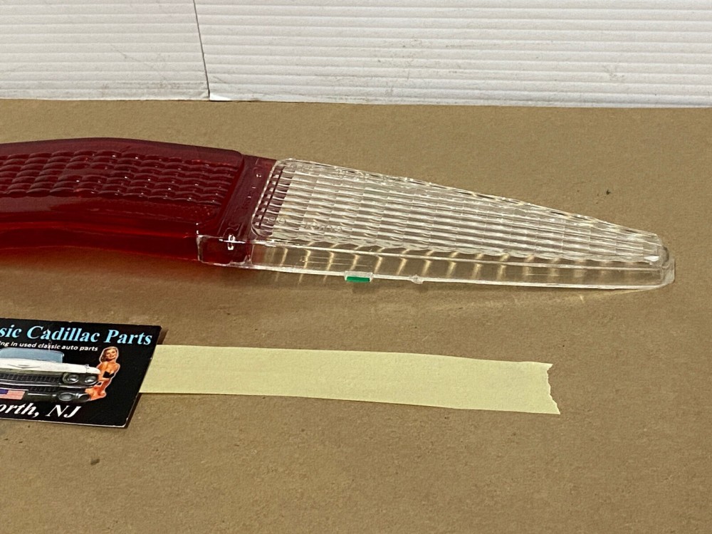 OEM 1967 1968 Cadillac Deville Fleetwood Calais Rear Tail Light Lens #5959150 - Image 5