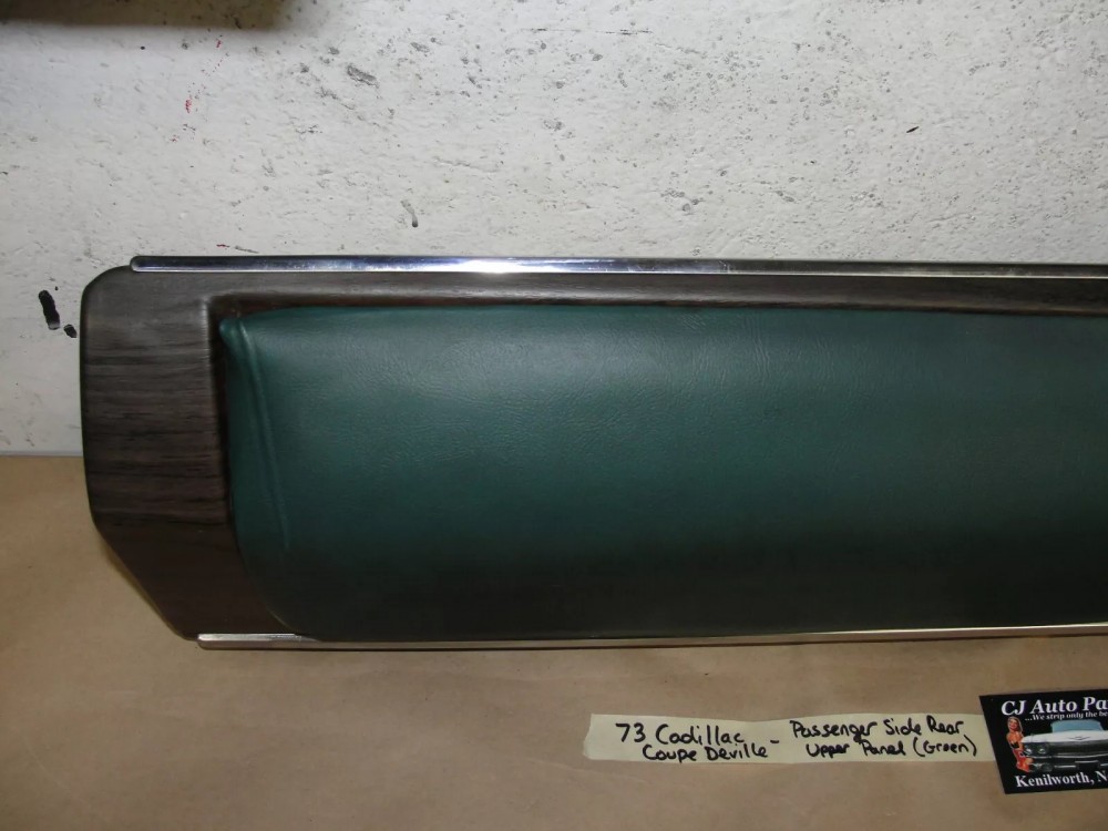 OEM 1973 Cadillac Coupe Deville Calais 2 Door RIGHT PASSENGER SIDE REAR UPPER DOOR QUARTER PANEL TRIM - Image 5