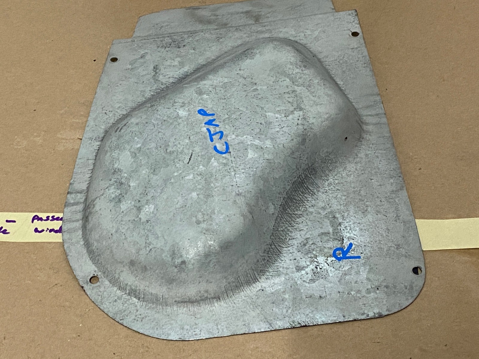 OEM 1961 1962 1963 1964 Cadillac Deville Eldorado Convertible Chevrolet Impala Convertible RIGHT PASSENGER SIDE REAR QUARTER WINDOW REGULATOR ACCESS PANEL COVER - Image 8