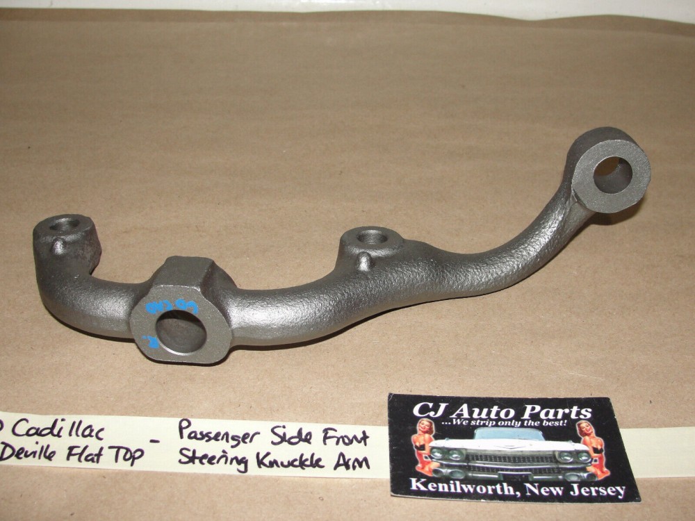 OEM 1957 1958 1959 1960 Cadillac Deville Fleetwood Eldorado Flat Top RIGHT FRONT STEERING KNUCKLE SPINDLE ARM - Image 5