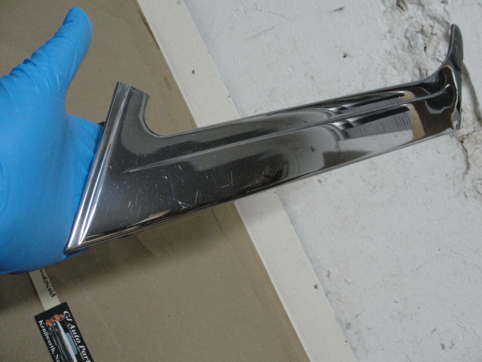 OEM 1960 Cadillac Sedan Deville Flat Top LEFT REAR WINDSHIELD WINDOW MOLDING TRIM #3631564 - Image 5