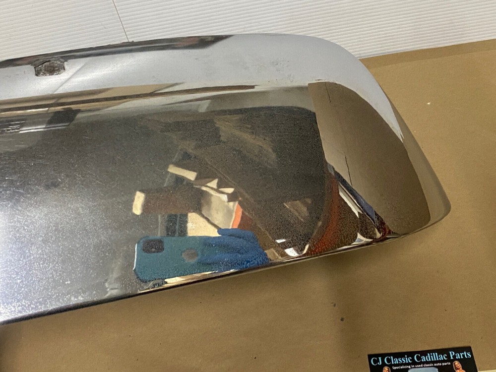 OEM 1969 1970 Cadillac Deville Calais Fleetwood LEFT DRIVER SIDE LOWER FRONT BUMPER END #3514862 - Image 5