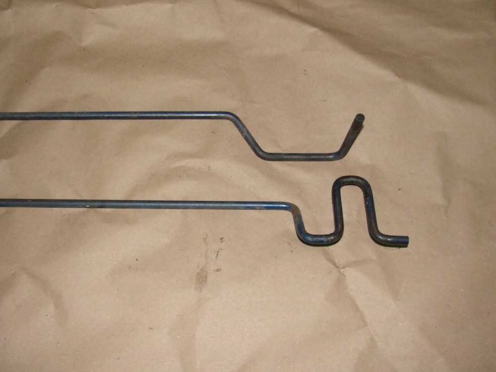 OEM 1973 1974 1975 1976 Cadillac Eldorado Convertible TRUNK LID HINGE SUPPORT TENSION TORSION RODS #9623169 RH, #9623170 LH - Image 5