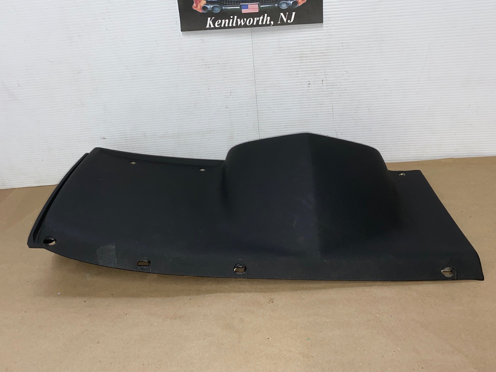 OEM 1974 1975 1976 Cadillac Deville Fleetwood Calais 1974 1975 1976 1977 1978 Eldorado LEFT DASH LOWER UNDER STEERING COLUMN BEZEL TRIM BLACK #3516124 - Image 5
