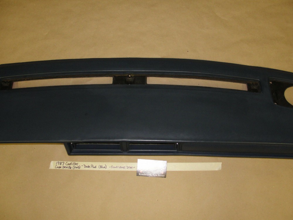 OEM 1985 1986 1987 1988 Cadillac Fleetwood Deville FWD UPPER DASH PAD DASHBOARD ~ BLUE #1634275 - Image 6