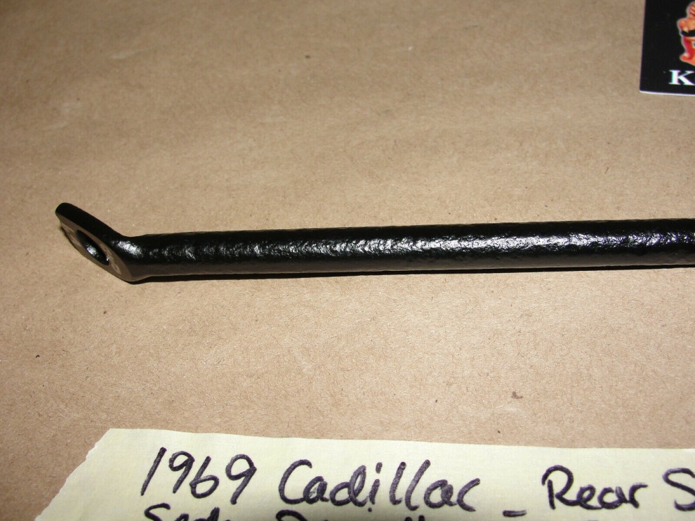 OEM 1968 1969 Cadillac Deville Fleetwood Eldorado Calais SECONDARY A.I.R. INJECTION SMOG PUMP BRACKET SUPPORT ROD - Image 9