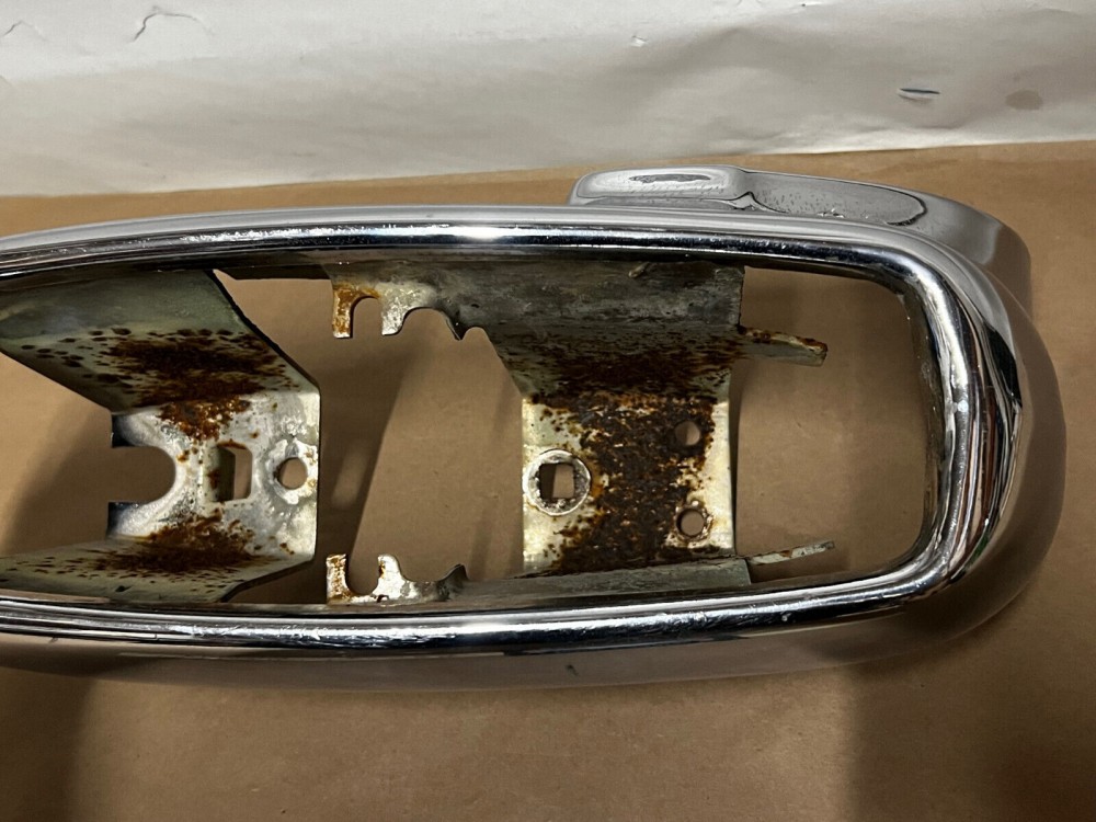 OEM 1963 Cadillac Fleetwood Deville Eldordo LEFT DRIVER SIDE REAR BUMPER END TAIL LIGHT HOUSING #3512757 - Image 5