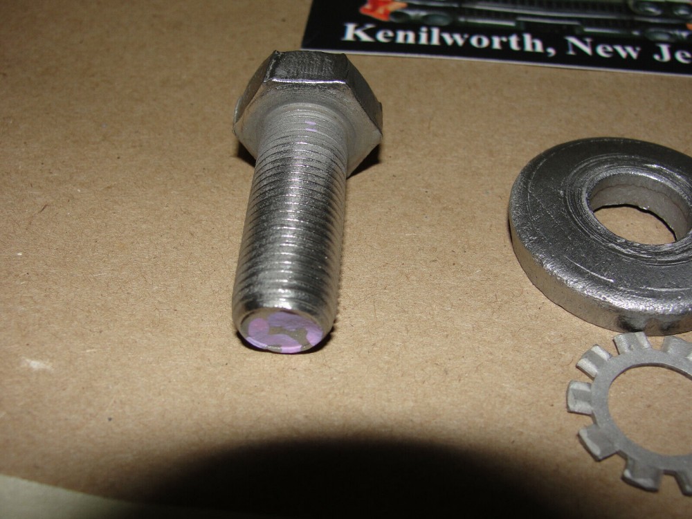 OEM 1948 1949 1950 1951 1952 1953 1954 1955 1956 1957 1958 Cadillac Deville Eldorado Fleetwood 331 ENGINE CRANK CRANKSHAFT BOLT & WASHER #1451724 - Image 5