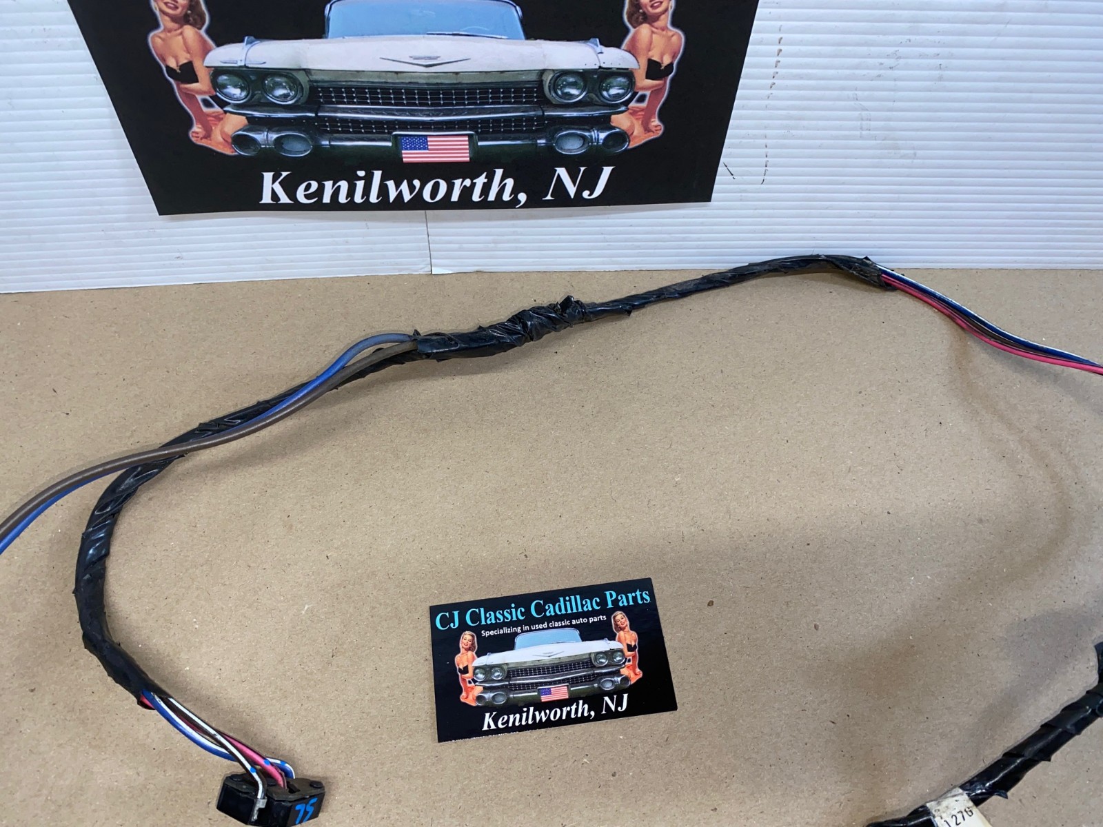 OEM 1974 1975 Cadillac Deville Eldorado Calais 2 Door RIGHT PASSENGER SIDE FRONT DOOR WINDOW SWITCH WINDOW MOTOR WIRE HARNESS CONNECTOR #9821270 - Image 17