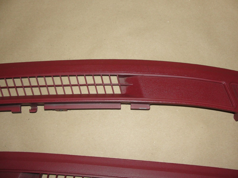 OEM 1974 1975 1976 Cadillac Deville Calais Fleetwood 1974 1975 1976 1977 1978 Eldorado DASH DEFROSTER SPEAKER GRILL VENT TRIM *DARK RED* #1602401/1602402 - Image 6