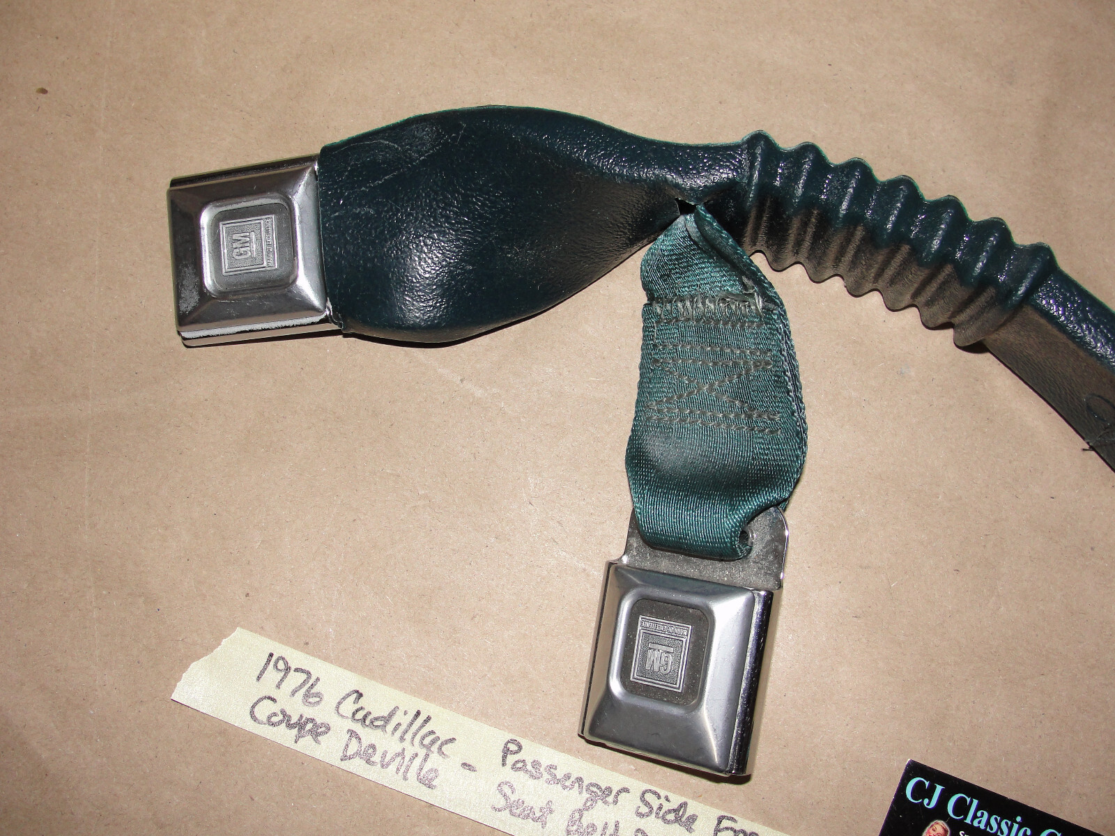 OEM 1971 1972 1973 1974 1975 1976 Cadillac Deville Calais Fleetwood 1971 1972 1973 1974 1975 1976 1977 1978 Eldorado RIGHT PASSENGER SIDE FRONT SEAT BELT DOUBLE BUCKLE RECEIVER - Image 6