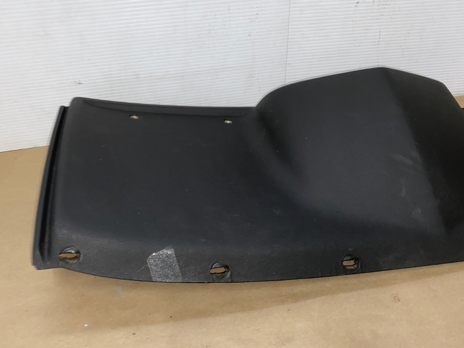 OEM 1974 1975 1976 Cadillac Deville Fleetwood Calais 1974 1975 1976 1977 1978 Eldorado LEFT DASH LOWER UNDER STEERING COLUMN BEZEL TRIM BLACK #3516124 - Image 6