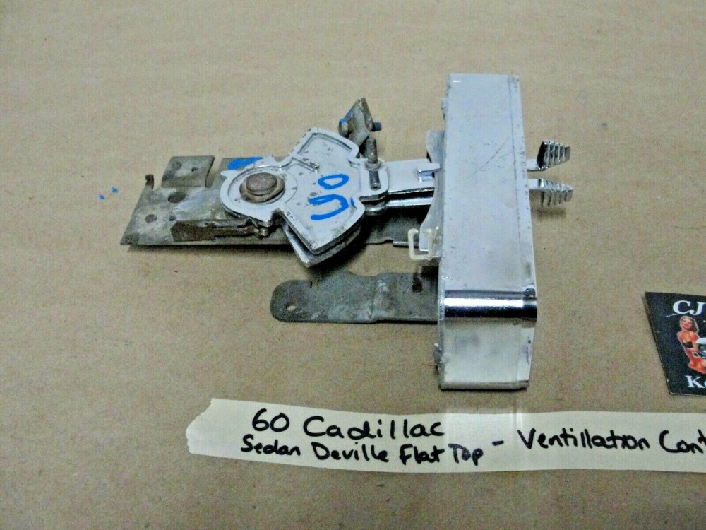 OEM 1959 1960 Cadillac Deville Eldorado Series 60 Fleetwood Series 62 1959 1960 1961 1961 1962 Commercial Chassis Series 75 Fleetwood DASH VENTILATION CONTROL LEVERS UNIT - Image 6