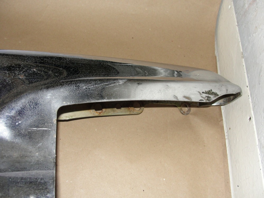 OEM 1958 Cadillac Deville Eldorado Fleetwood RIGHT PASSENGER SIDE FRONT BUMPER END UPPER #3511150 - Image 6