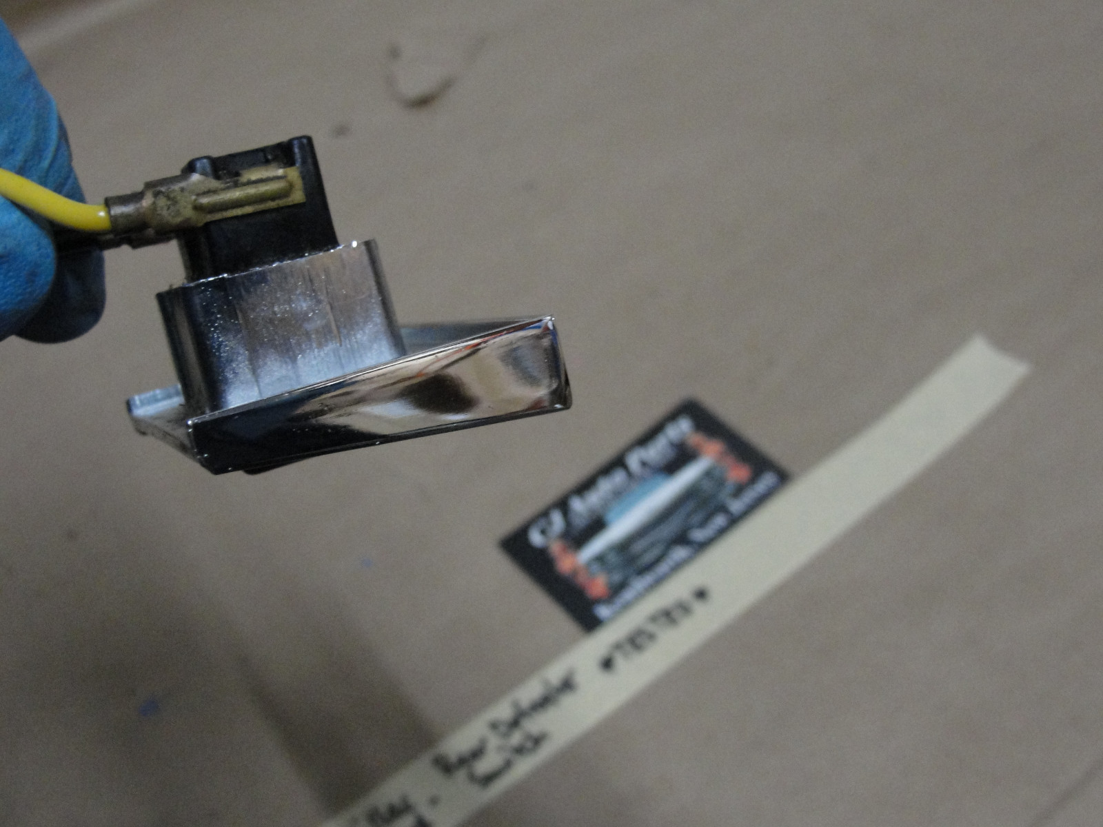 OEM 1960 1961 1962 1963 1964 1965 1966 1967 1968 Cadillac Fleetwood Eldorado Deville REAR DEFOGGER DEFROSTER SWITCH DEFOG DEFROST **TESTED** #1487732 - Image 6
