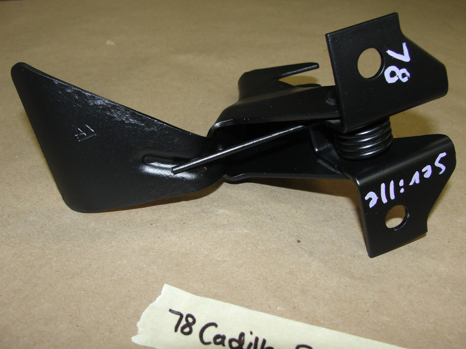 Factory Original 1976 1977 1978 1979 1980 1981 Cadillac Seville HOOD LATCH SAFETY CATCH RELEASE LEVER #1607317 - Image 6