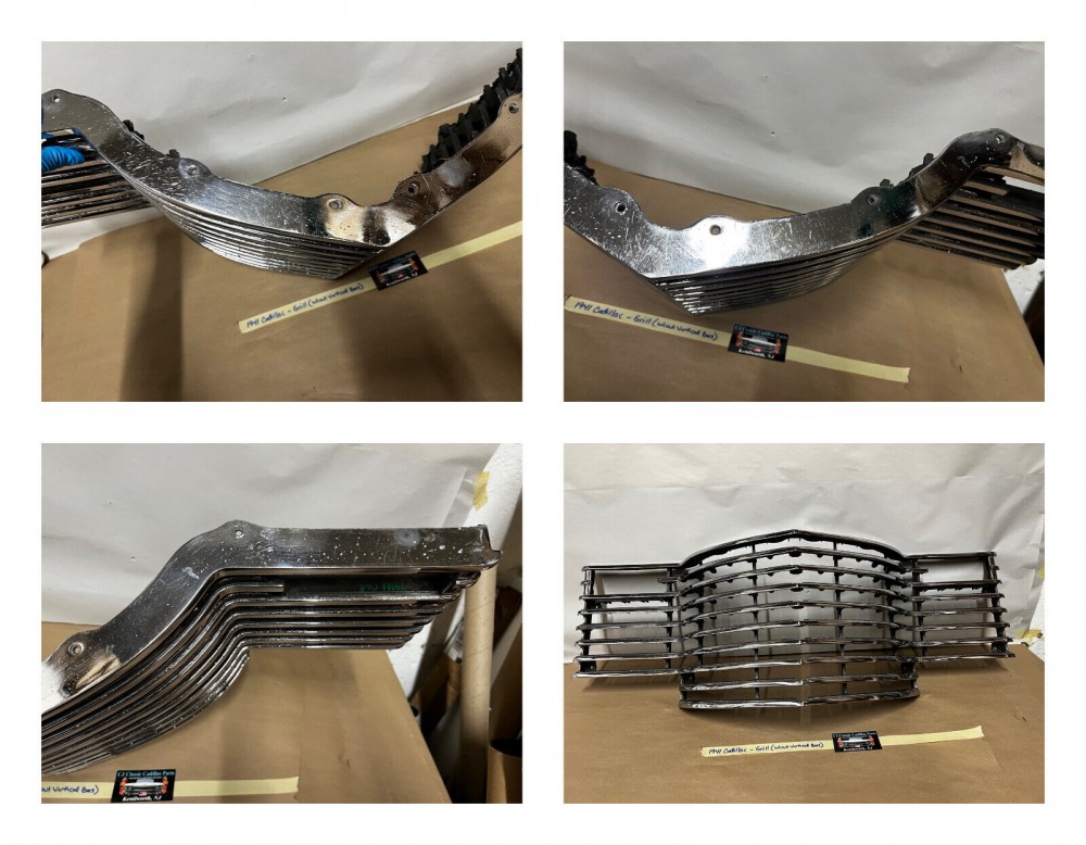OEM 1941 Cadillac FRONT CENTER GRILL (Without Vertical Bars) - Image 6
