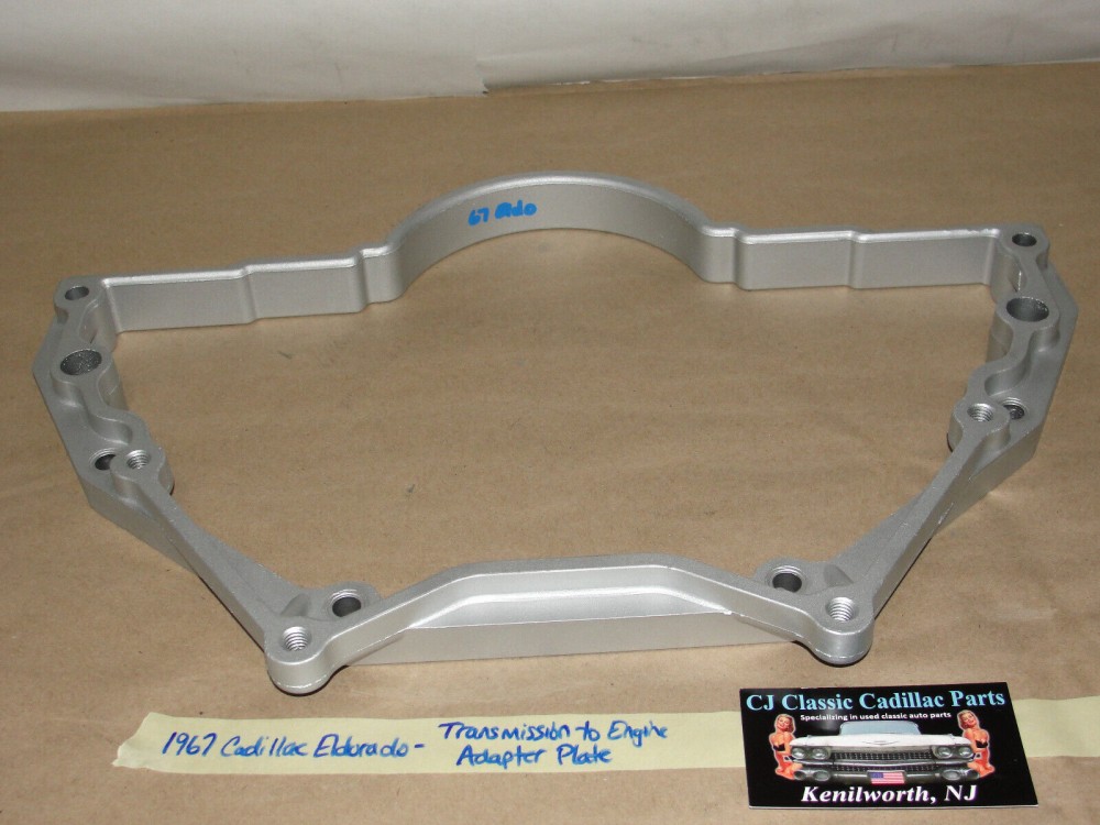 OEM 1967 Cadillac Eldorado 429 ENGINE TO THM425 TRANSMISSION ADAPTER SPACER PLATE #1485913 - Image 6