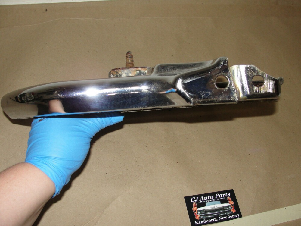 OEM 1966 Cadillac Deville Eldorado Calais Fleetwood RIGHT PASSENGER SIDE UPPER FRONT BUMPER END #3513679 - Image 6