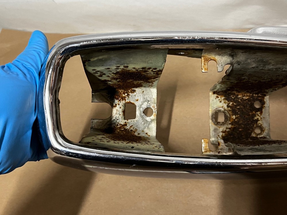 OEM 1963 Cadillac Fleetwood Deville Eldordo LEFT DRIVER SIDE REAR BUMPER END TAIL LIGHT HOUSING #3512757 - Image 6