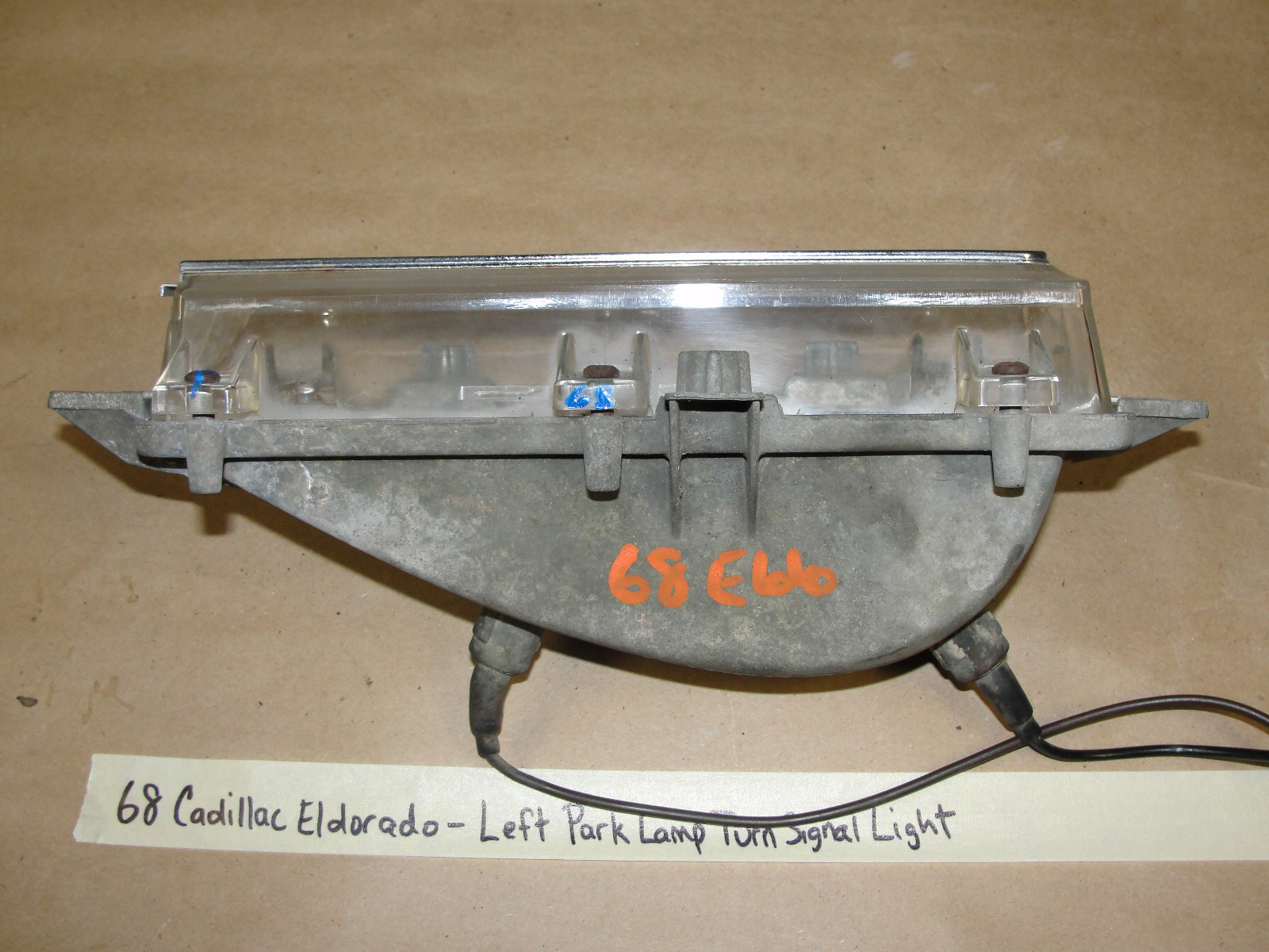 OEM 1968 1969 Cadillac Eldorado LEFT FRONT FENDER PARK LAMP CORNER TURN SIGNAL LIGHT #5960169 - Image 6