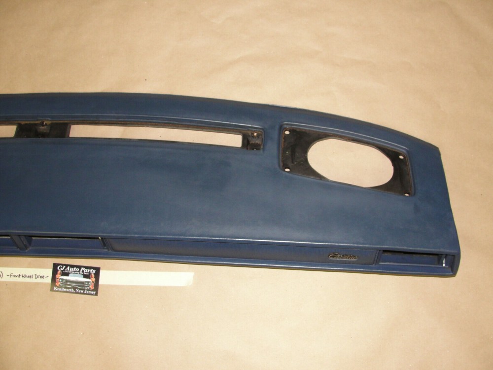 OEM 1985 1986 1987 1988 Cadillac Fleetwood Deville FWD UPPER DASH PAD DASHBOARD ~ BLUE #1634275 - Image 7