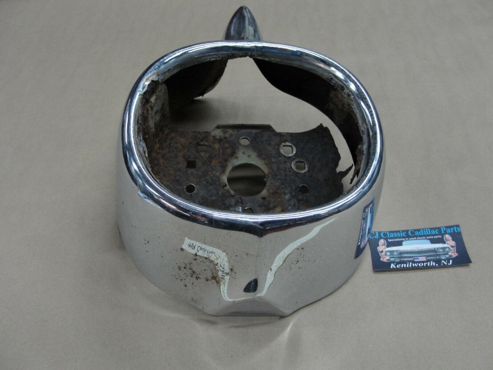 OEM 1959 Cadillac Deville Fleetwood Eldorado LEFT DRIVER SIDE CHROME BACK REAR BUMPER END #3511548 - Image 6