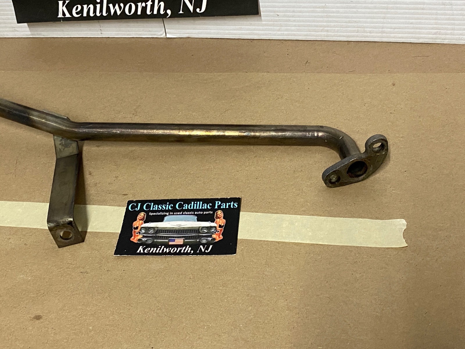 OEM 1963 Cadillac Deville Eldorado Fleetwood 390 ENGINE PAN OIL PUMP SUMP PICKUP TUBE SCREEN #1478093 - Image 7