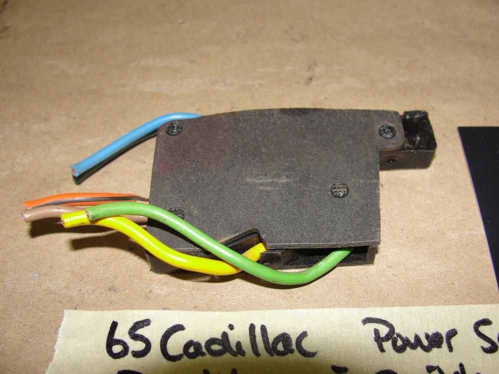 OEM 1965 Cadillac Deville Eldorado Calais Fleetwood 4 WAY POWER SEAT SWITCH WIRE HARNESS PIGTAIL CONNECTOR - Image 6