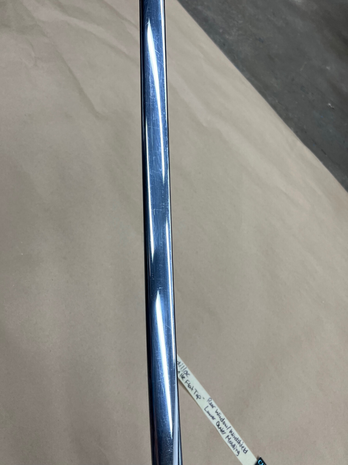 OEM 1959 1960 Cadillac Deville 4 Door 4 Window FLAT TOP EXTERIOR REAR WINDSHIELD LOWER CENTER MOLDING TRIM #3631400 - Image 6