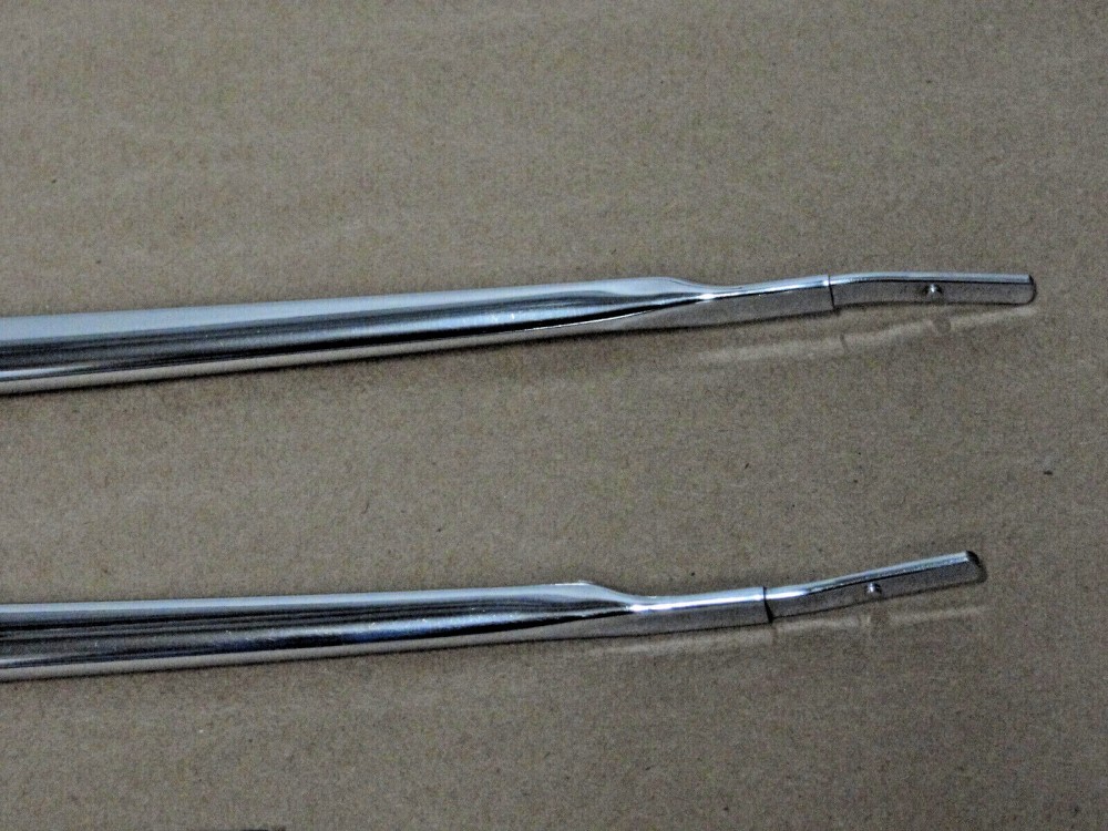 OEM 1965 1966 1967 Cadillac Deville Eldorado Fleetwood Calais TRICO WINDSHIELD WIPER ARMS - LEFT & RIGHT - POLISHED - Image 6