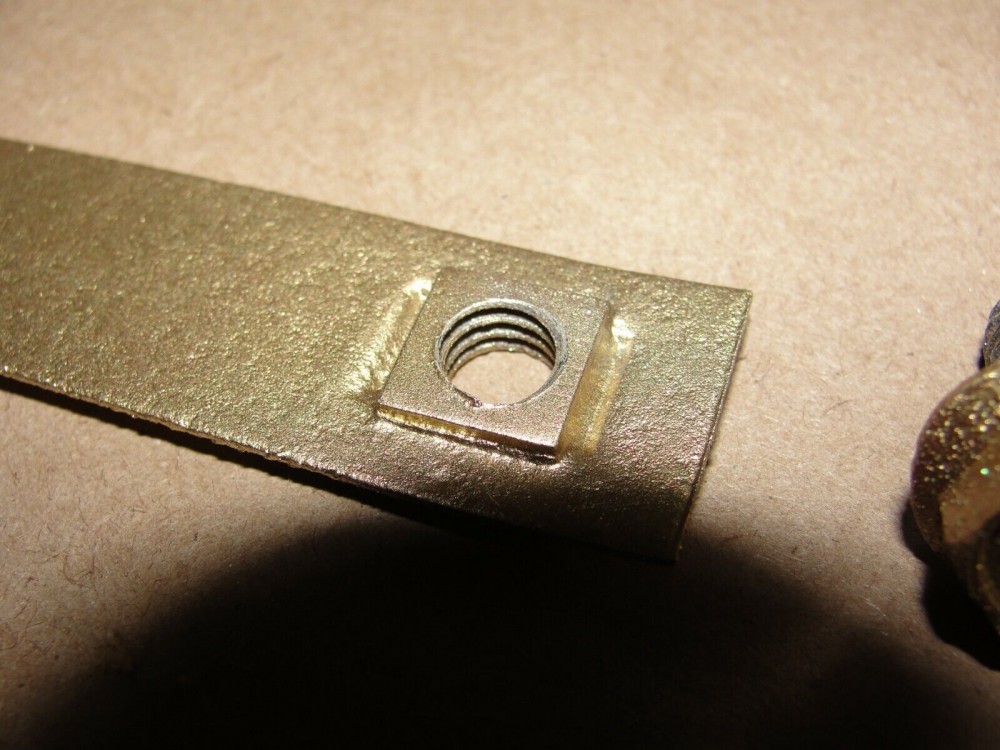 OEM 1961 1962 1963 1964 Cadillac Deville Fleetwood 1963 1964 Eldoado HOOD LATCH SAFETY CATCH RELEASE LEVER MOUNTING BRACKET RETAINERS #3512382 - Image 6