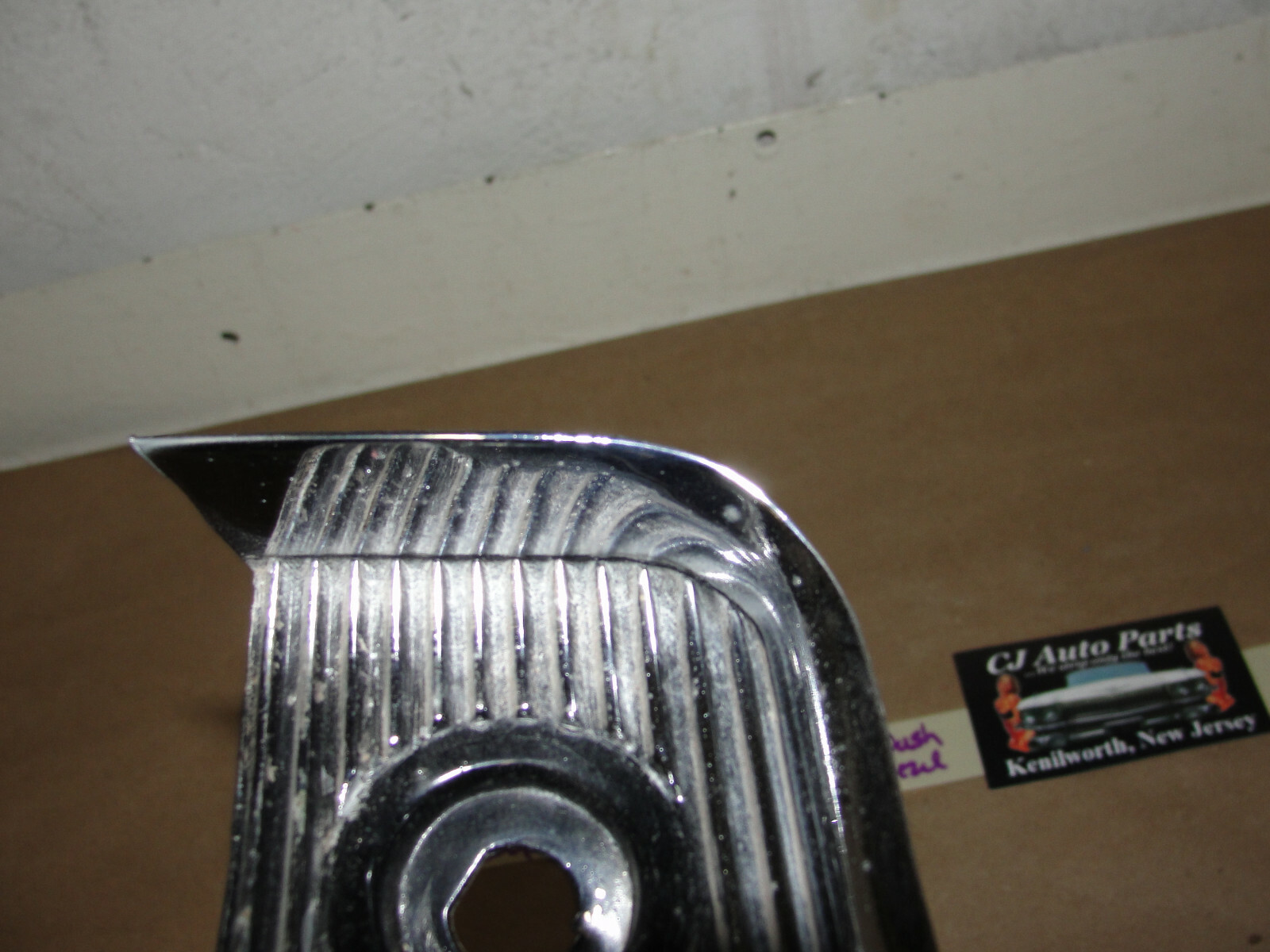 OEM 1955 Cadillac Deville Eldorado Fleetwood LEFT DRIVER SIDE DASH HEADLIGHT SWITCH BEZEL TRIM - Image 6